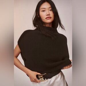 Anthropologie The Enza cashmere poncho sweater vest